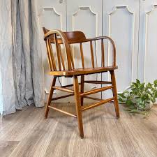 Antique Primitive Barrel Back Captains Chair With Bentwood Arms, Pub or Game Chair - Etsy