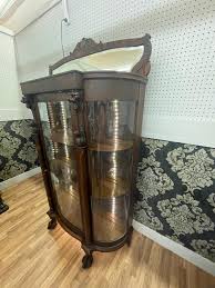 Antique Cabinet Early 19th Century Hand Carved Rampants ...