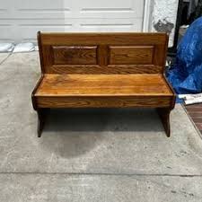 Wooden Bench Seat Storage 48” L x 20 1/2” D x 32 1/2” H for Sale in Buena Park, CA - OfferUp