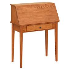 Amish Small Secretary Desk with Flip Down Tray