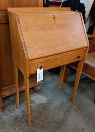 OAK DROP FRONT DESK — Lots of Furniture