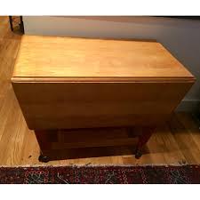 Heywood Wakefield Expandable Drop Leaf Table - AptDeco