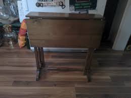 Gateleg Double Drop Leaf Side Table =-23" High -22" X 23 ...