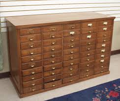 Lot - LARGE FIFTY-DRAWER FILE CHEST