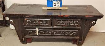 A Balayong 5 Drawer Batangas Mesa Altar,with A Balayong