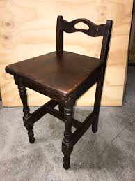 Antique Oak Doll/high Chair - Etsy