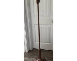 Vintage Torchiere Floor Lamp Metal Ornate Bronze Color - Etsy