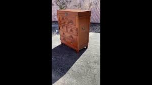1970s Hand Carved Chinoserie Trunk Secretaires Desk For Sale ...