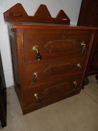 Victorian Wash Stand With Teardrop Drawer Pulls