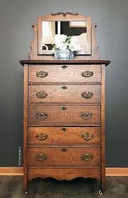 AMERICAN ANTIQUE HIGHBOY CHEST OF DRAWERS SIGNED HELMERS MFG CO. | Painting wooden furniture, Shabby chic furniture, Antique oak furniture