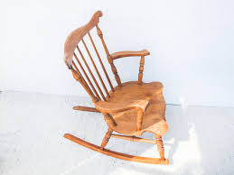 Vintage Wood Children's Rocking Chair – Portland Revibe