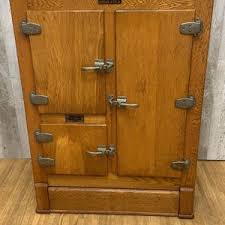 Vintage Cork Insulated Oak Ice Box Storage Cabinet by Kleen Kold - Etsy