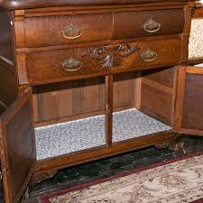 Custom Made Oak Buffet with Old Man of the North | Grandview Mercantile