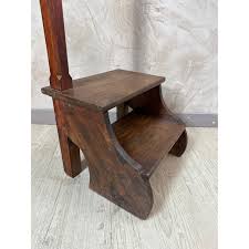 Oak Library Staircase, 1900s | Chairish