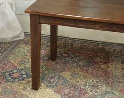 Farmhouse Table (50" X 30" X 30 or 36" High) Counter Height Dining Room Table, Shaker Style Legs (pictured is 60" X 27" X 30"h) - Etsy