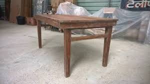 Solid Burmese teak table Ethnic Wood