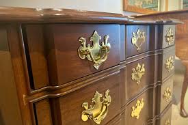 Chippendale Style Block Front 4-Drawer Chest in Mahogany ...