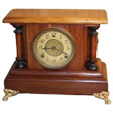 Similar Items to Impressive Antique Gilbert 8 Day Mantle ...