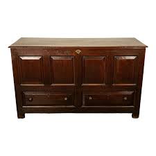 Monumental Antique Georgian Joined Oak Mule Dowry Chest Coffer Yorkshire 1720 | Chairish