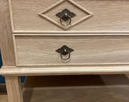 New Hand Crafted Solid Oak Wood 2-drawer Night Stand With Shelf - Etsy