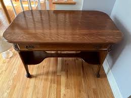 Antique Oak Claw Foot Table: Carved Wood Console Table, 1920s - Etsy