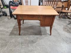Habitat Dutchess ReStore - ANTQUE DESK WITH DRAWERS ON BOTH SIDES