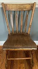 Channel Back Chair Indiana Antique Chairs 1950-Now | eBay