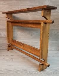 Double Quilt Rack - Wooden Quilt Rack - Quilt Rack Wall ...