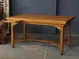 Antique Library Table, Antique Wood Desk, Refectory Table, Wood Dining Table | eBay
