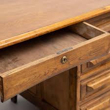 Vintage Traditional Spanish Writing Desk in Oak Wood, circa 1940 For Sale at 1stDibs