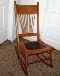 ANTIQUE ROCKING CHAIR 5 Point Pentagram Star Wiccan Magic ...