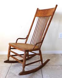 Antique Early 20th Century Solid Oak Wood & Cane Seat ...