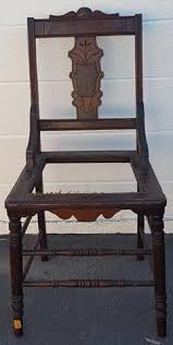 Wonderful Antique Straight Back Side Chair - BEAUTIFUL ...