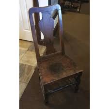 Mid 18th Century George I Style Oak Side Chair | Chairish