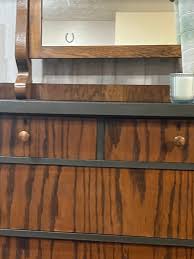 Wooden Empire Dresser With Mirror and Drawers - Etsy