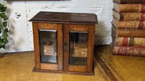Antique Oak Smokers Cabinet - Etsy India