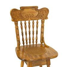 Saloon Style Oak Bar with Mirror and 2 Stools | Grandview Mercantile