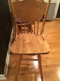 Solid Oak Handcrafted bar stools | eBay