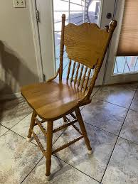 Oak Wood barstool Chairs