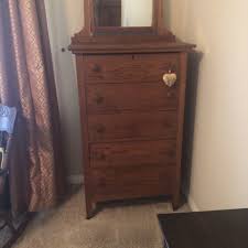Five Drawer, Dresser With Mirror