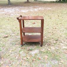 Vintage Tea Cart, Bar Cart, Rolling Cart, Wood Tea Trolley ...