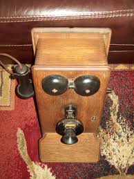 Early Western Wall-mount Telephone Unit ~ Antique Hand Crank Wood Box Wall-phone ~ Displays Well ! - Etsy UK