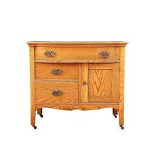 Antique Solid Wood Oak Entryway Chest on Casters - Etsy