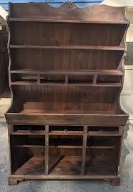 How to refinish an old hutch with staining and painting for ...