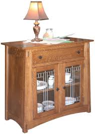Eaton McCoy Glass Sideboard and Server - Countryside Amish ...