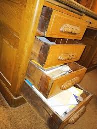 66" American Antique S Curve Golden Oak Roll Top Desk circa ...