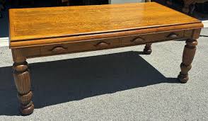 Antique New York Quater Sawn Tiger Oak Library Table or Desk ...