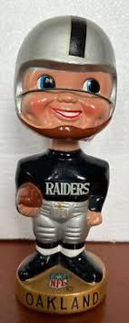 RARE 1960s Oakland Raiders Merger Series Bobblehead Made In ...