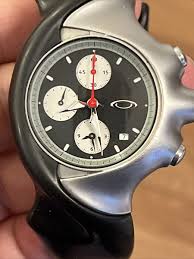Oakley Detonator (?) Chronograph Watch Stainless Steel Black ...