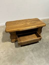 Solid Wood 2 Drawer Coffee Table With Pull Out Trays | Kashew